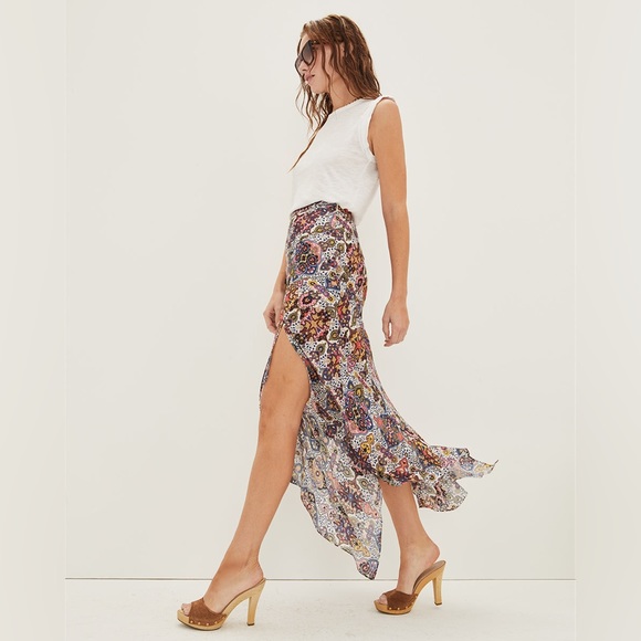 Veronica Beard Max Tapestry-Print Skirt | Size 4 - Picture 1 of 10
